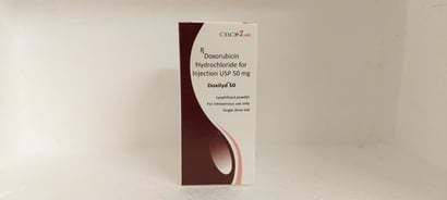 डॉक्सोरूबिसिन हाइड्रोक्लोराइड फॉर इंजेक्शन यूएसपी 50एमजी