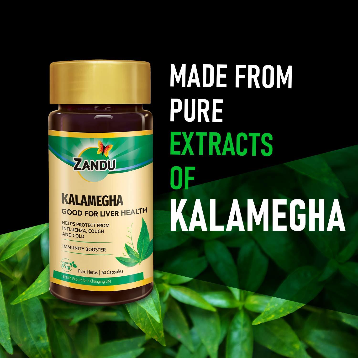 Zandu Kalamegha, An Ayurvedic Health Booster - 60 Veg Capsules