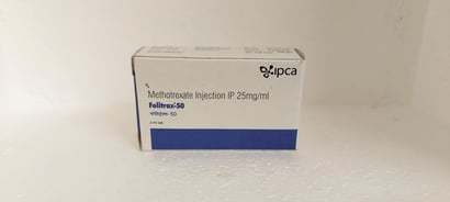 Methotrexate Injection - 25mg/ml Liquid | Recommended Dosage As Per Instructions, Specific Drug Formulation
