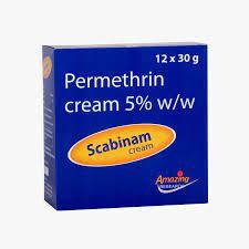 Permethrin Cream Application: External Surface.