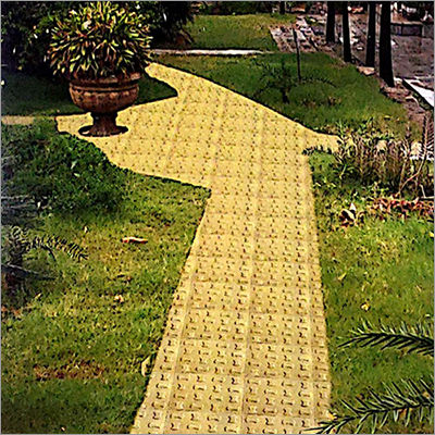 Yellow Chequred Floor Tiles