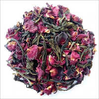 Rose Green Tea - Dried Herbal Blend | Aromatic Rose Flavor, No Sugar, 1-year Shelf Life, Health Tea