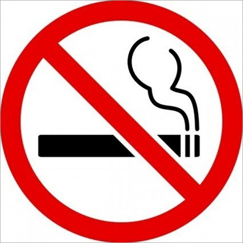 Stainless Steel Display Signage (No Smoking)