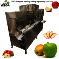 YDT-50 Industrial Apple Peeler Corer Slicer Splitter Apple Pear Peeling And Slice Cutting Machine