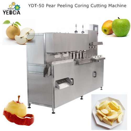 YDT-50 Automatic Processing Fruit Apple Persimmon Orange Pear Peeling Coring And Slicing Machine