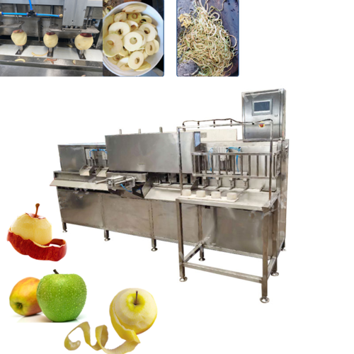 FACS-3600 Apple Cutting Peeling Machine Stainless Steel Continuous Fruit Apple Cutting Machine