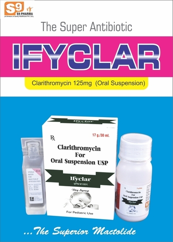 Dry Syp Clarithromycin 125mg/5ml