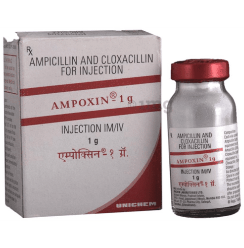 Ampicillin and Cloxacillin For Injection