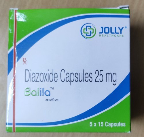 DIAZOXIDE 25MG CAPSULE