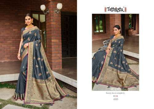 Tatahstu 4701-4712 Series Silk Party Wear Saree Ctalog