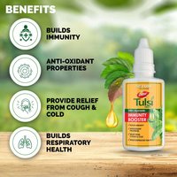 Dabur Tulsi Drops Immunity Booster - 90ml (Pack Of 3)