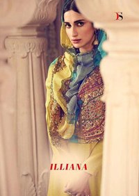 Deepsy Suits Illiana Linen Silk With Embroidery Work Suits Catalog
