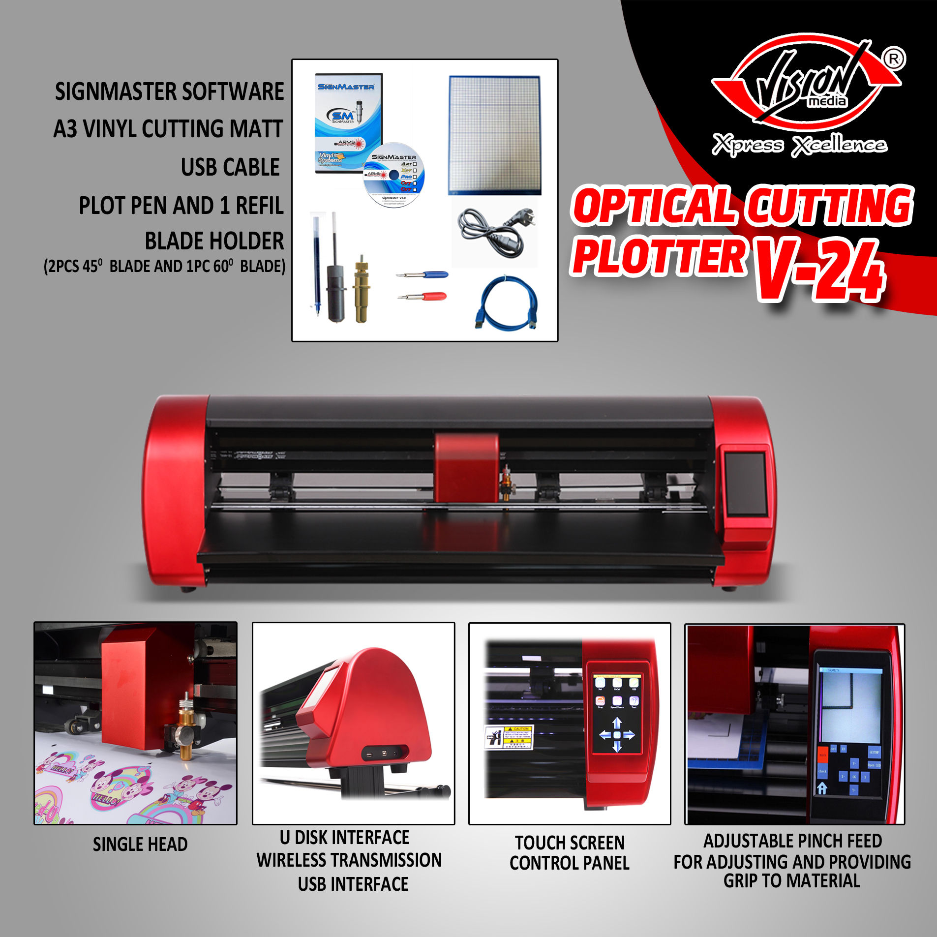 Skycut Vision Media V-24 Cutting Plotter