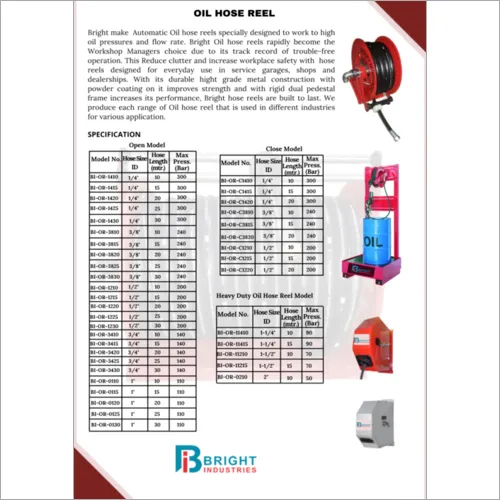 Auto Rewind Oil hose reel