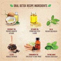 Dabur Red Pulling Oil : Ayurvedic Mouthwash - Kavala Gandusha Therapy / Oral Detox For Teeth And Gums