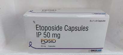 Etoposide Capsules IP - 50 Mg Strength | Dosage as per Instruction Recommended for Specific Uses Proper Storage Guidelines