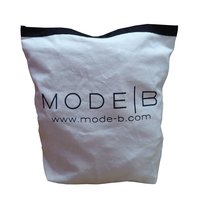 Cotton Canvas Promotional Bag With Black Handle