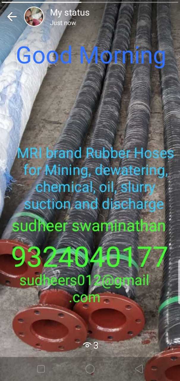 Cement Barytes Suction Hose,