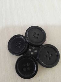 Coat Button - Metal, Round, 4 Holes, Available In All Colors | Polished Finish, Ideal For Brightening Or Locking Fabrics, Box Of 144 Pieces