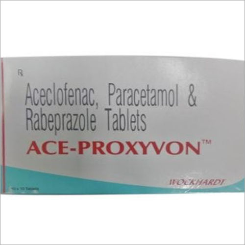 Aceclofenac Paracetamol And Rebeprazole Tablets