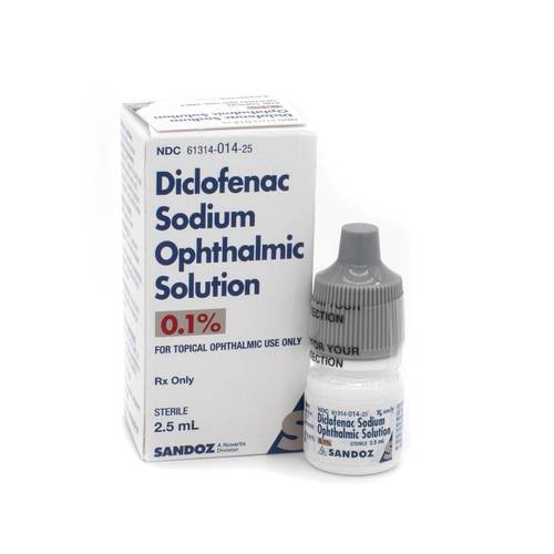 Diclofenac Eye Drops Age Group: Infants