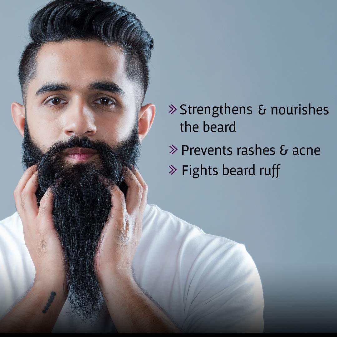 Bombay Shaving Company Beard Growth Oil Powered with Vetiver & 4 Essential Oils for Thicker Beard Growth - 30 ml