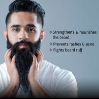 Bombay Shaving Company Beard Growth Oil Powered with Vetiver & 4 Essential Oils for Thicker Beard Growth - 30 ml