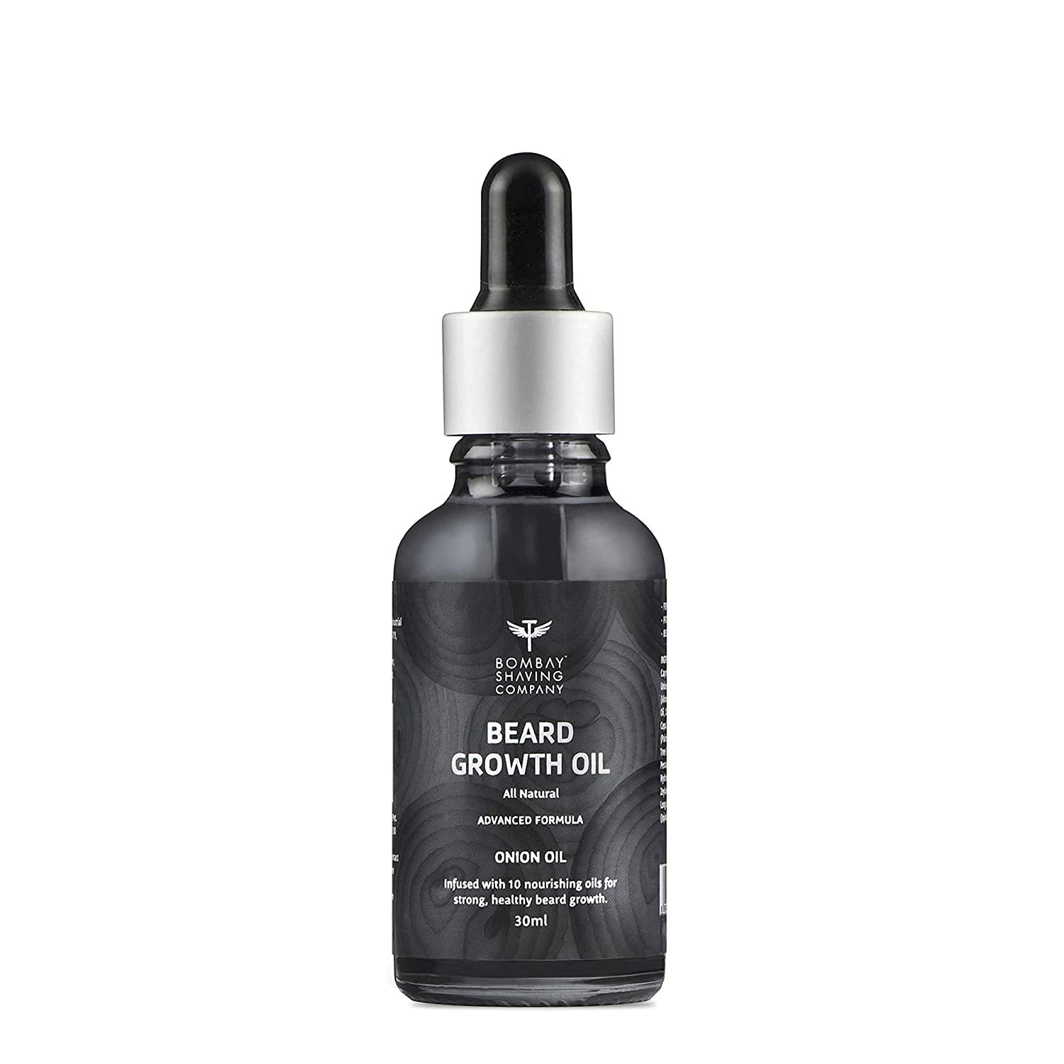 Bombay Shaving Company Beard Growth Oil Powered with Vetiver & 4 Essential Oils for Thicker Beard Growth - 30 ml