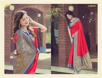 Sangam Prints Doola Silk Saree Catalog Collection