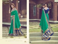 Sangam Prints Doola Silk Saree Catalog Collection