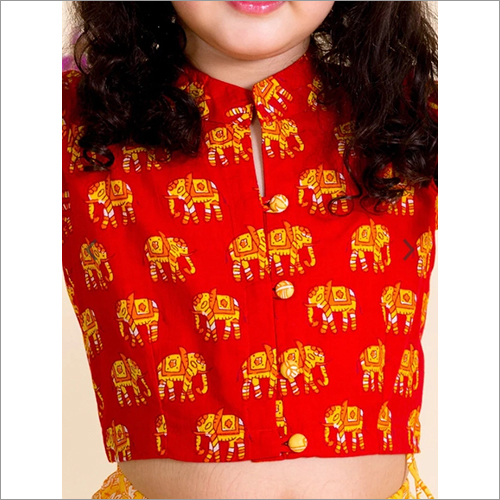 Kids Fancy Lehenga With Top