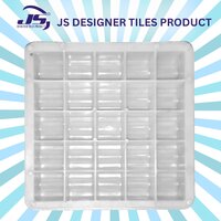 Concrete Cover Block Moulds - Synthetic Silicone Plastic, 20.mm Size, Gray Color, Cavity: 25 | Mould Life: 1-2 Years, Durable Rubber Material