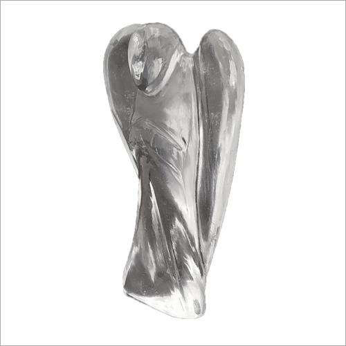 2 inch EMF Protection Pocket Statue Crystal Guardian Angel By GEMSTONE FACTORY