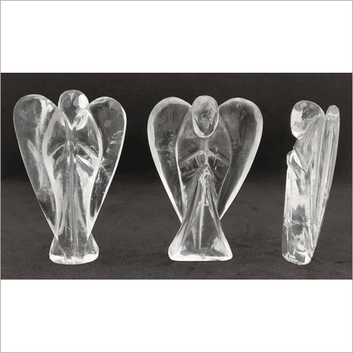 2 inch EMF Protection Pocket Statue Crystal Guardian Angel
