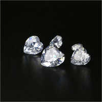 Faceted Imitated Multiple Size Heart Shape Moissanite Gemstone