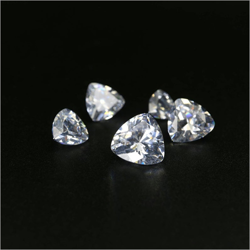 Multiple Size Trillion Cut Moissanite Gemstone