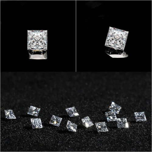 D Color Princess Cut VVS1 Moissanite Gemstone