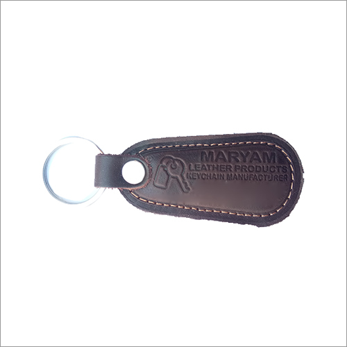 ML-KA-002 Dark Brown Leather Keychains