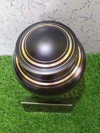 Aluminium Black With Silver Engraved For Human Ashes Funeral Supplies