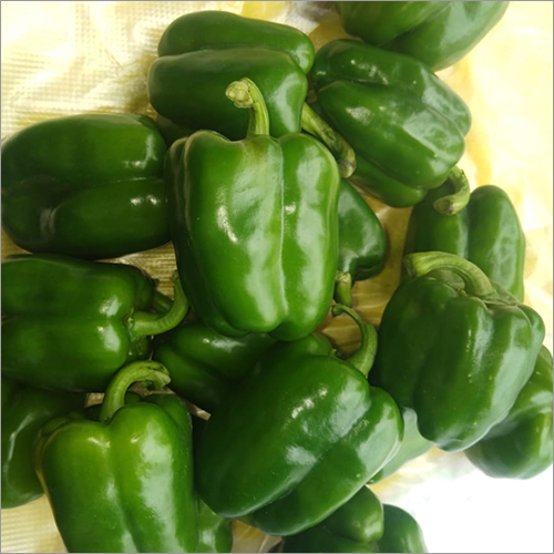 Fresh Green Capsicum - 150g, 8-10cm Length, 7-9cm Width, Green | Fresh, Crisp, Flavorful, Nutritious, Versatile