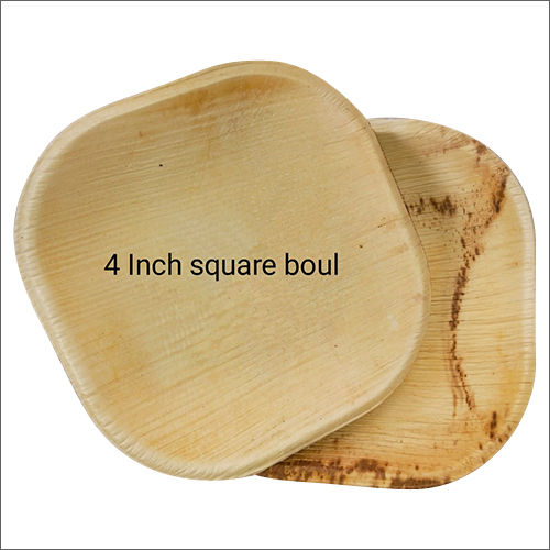 4 Inch Biodegradable Square Bowl