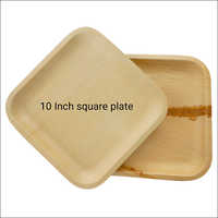 10 Inch Biodegradable Square Plate