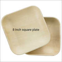8 Inch Biodegradable Square Plate
