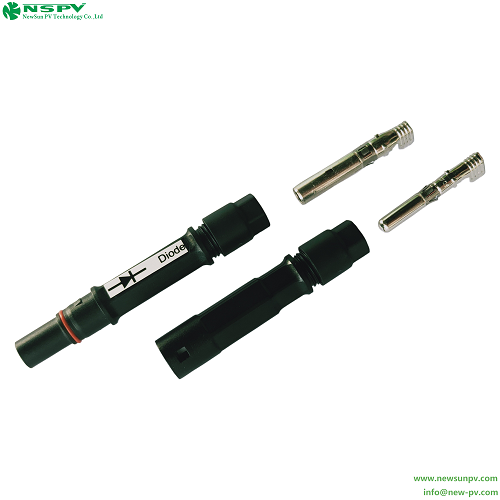 Waterproof Mini Type Solar Cbale Connectors 1500VDC 20A For Solar System Connection