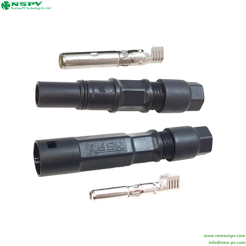 Waterproof Mini Type Solar Cbale Connectors 1500VDC 20A For Solar System Connection
