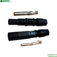 Waterproof Mini Type Solar Cbale Connectors 1500VDC 20A For Solar System Connection