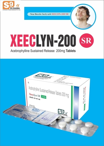 Tablet Acebrophylline 200 mg SR