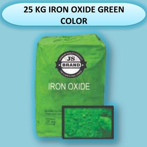 25 Kg Iron Oxide Green Color Usage: Making Paver Blocks