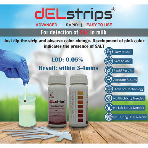 Salt Reagent Test Strip