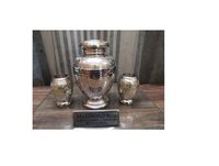 Brass Very Attractive Engraved Cremation Urn Funeral Supplies